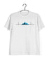 minimal designsPop Culture Travel Minimal Tributes - MOUNTAINS ARE LIFE Custom Printed Graphic Design T-Shirt for Men
